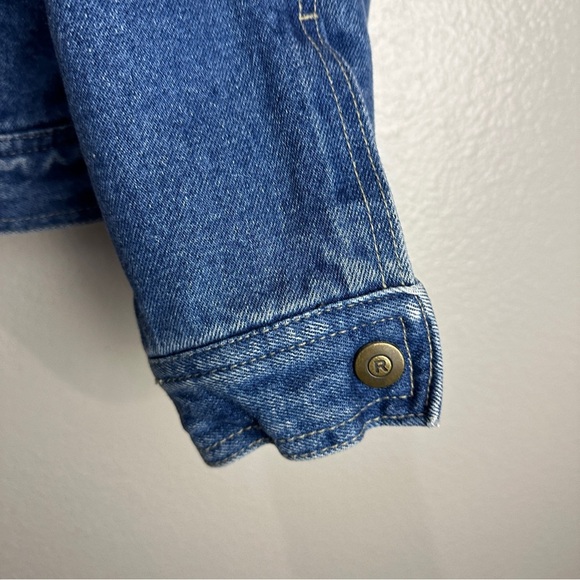 Renegade Denim Vintage Jacket Sherpa Lined Size Large - Picture 2 of 8